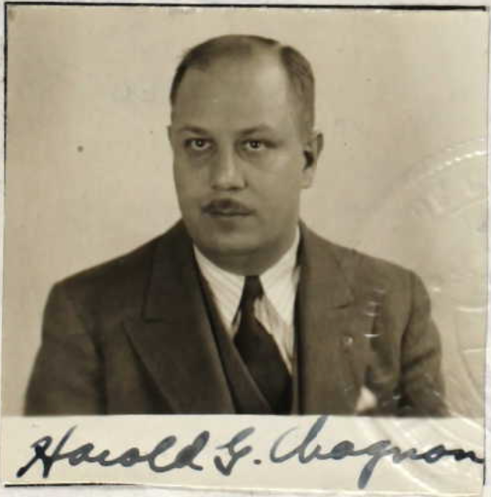 Harold Chagnon Naturalization Photo